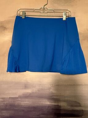 Tail Blue Tennis Athletic Skirt with Side Pleats and Built in Shorts Skort